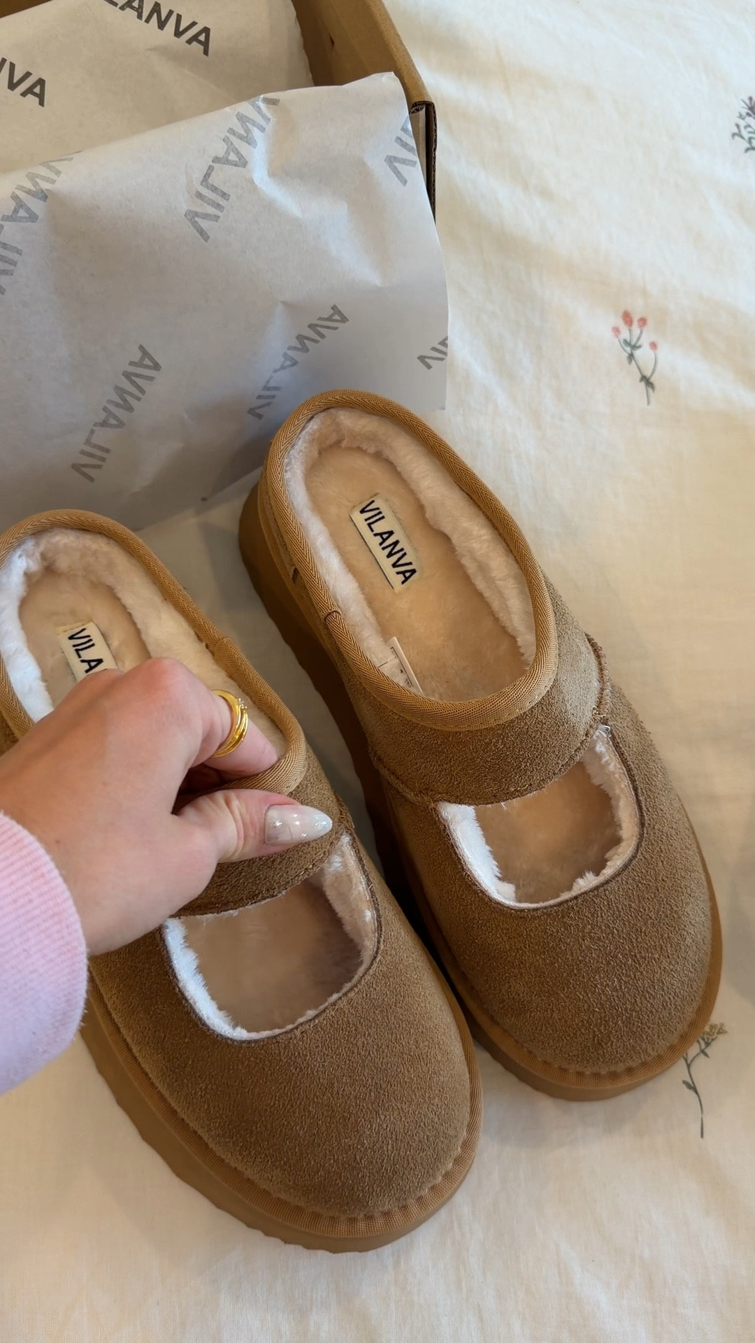 Mary Jane Uggs from Amazon! The perfect winter to spring transition shoe! 

#LTKootd #LTKValentine #LTKSeasonal