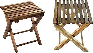 Timberholm Set of 2 Outdoor Side Tables for Patio, Small Folding Table, Outdoor Table, Poolside, ... | Amazon (US)