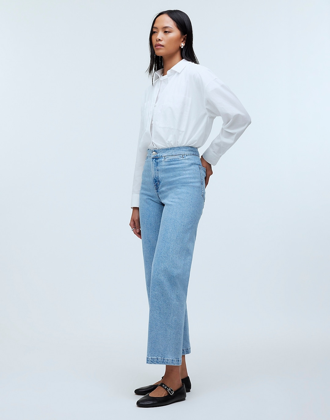 The Tall Perfect Vintage Wide-Leg Jean in Norman Wash | Madewell
