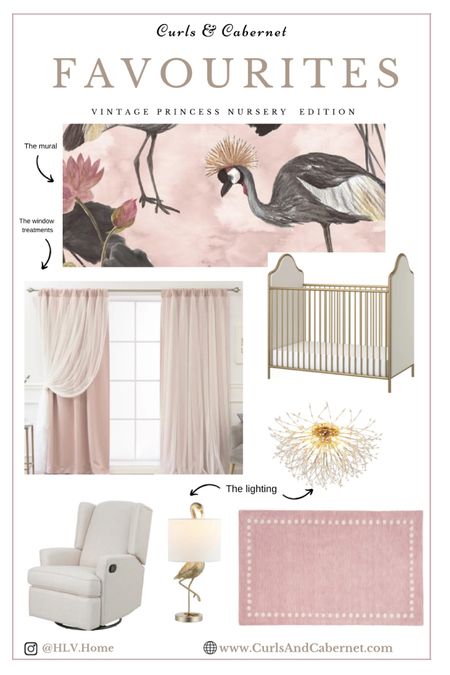 Elegant vintage princess Nursery Design, baby girl blush pink nursery, nursery inspo, 

#LTKhome #LTKbaby #LTKbump