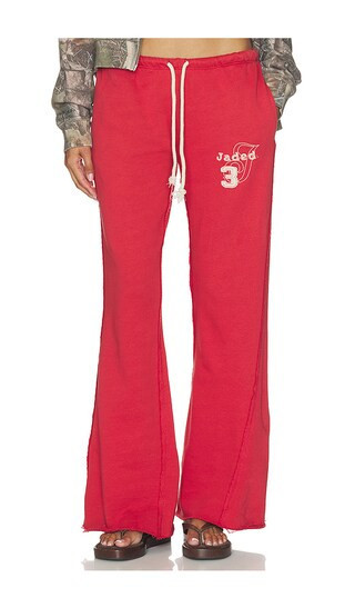 Jaded London Cleo Jogger in Red. - size L | Revolve Clothing (Global)