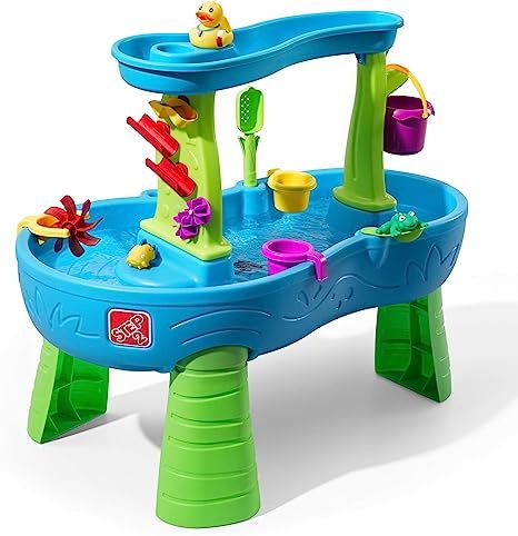 Step2 Rain Showers Splash Pond Water Table | Kids Water Play Table with 13-Pc Accessory Set | Amazon (US)