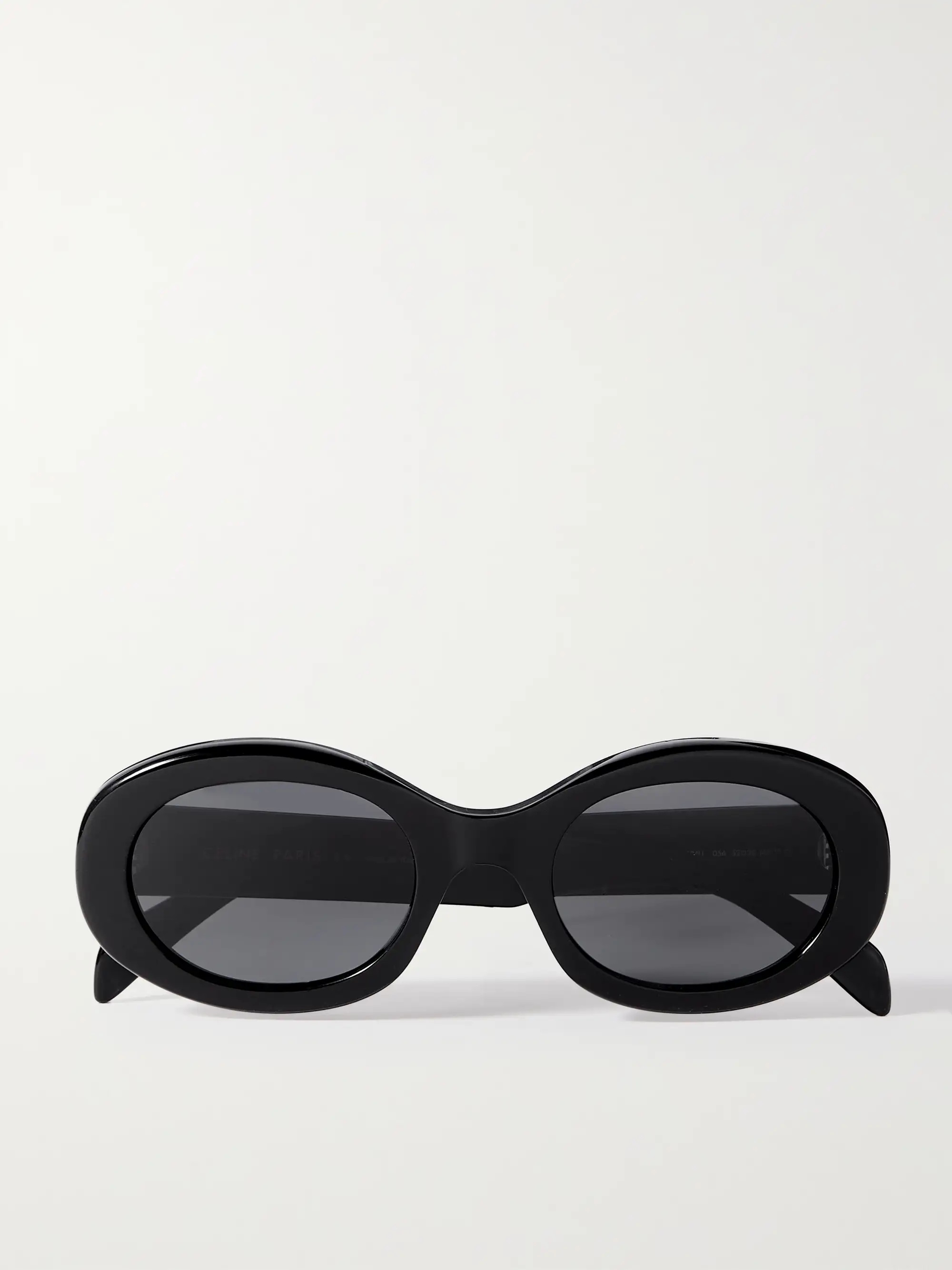Triomphe oval-frame acetate sunglasses | NET-A-PORTER (US)