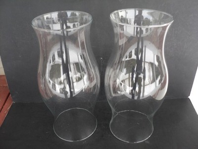 2 -11 1/2" Williamsburg  Style Hurricane Globe Glass  Candle Chimney Lamp Shade | eBay US