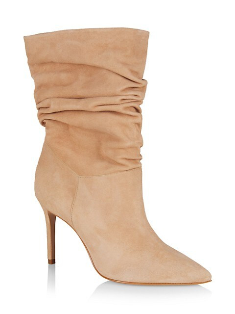Schutz Ashlee Slouch High-Heel Booties | Saks Fifth Avenue