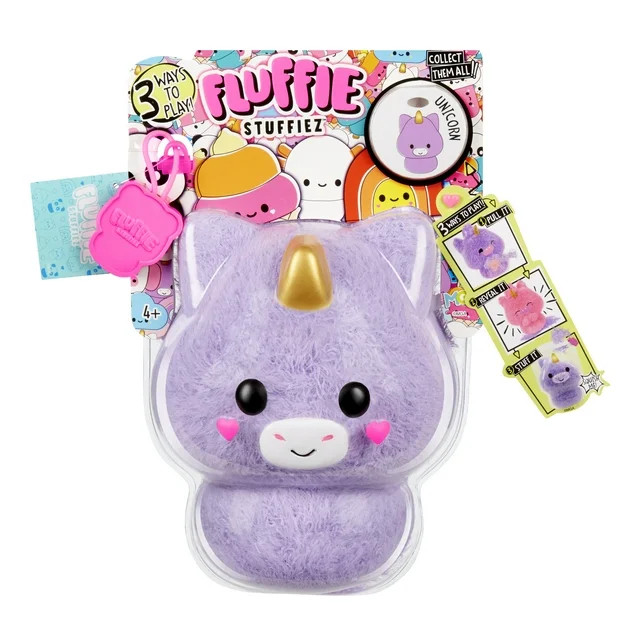 Fluffie Stuffiez Unicorn Small Collectible Feature Plush -  Surprise Reveal Unboxing with Huggabl... | Walmart (US)