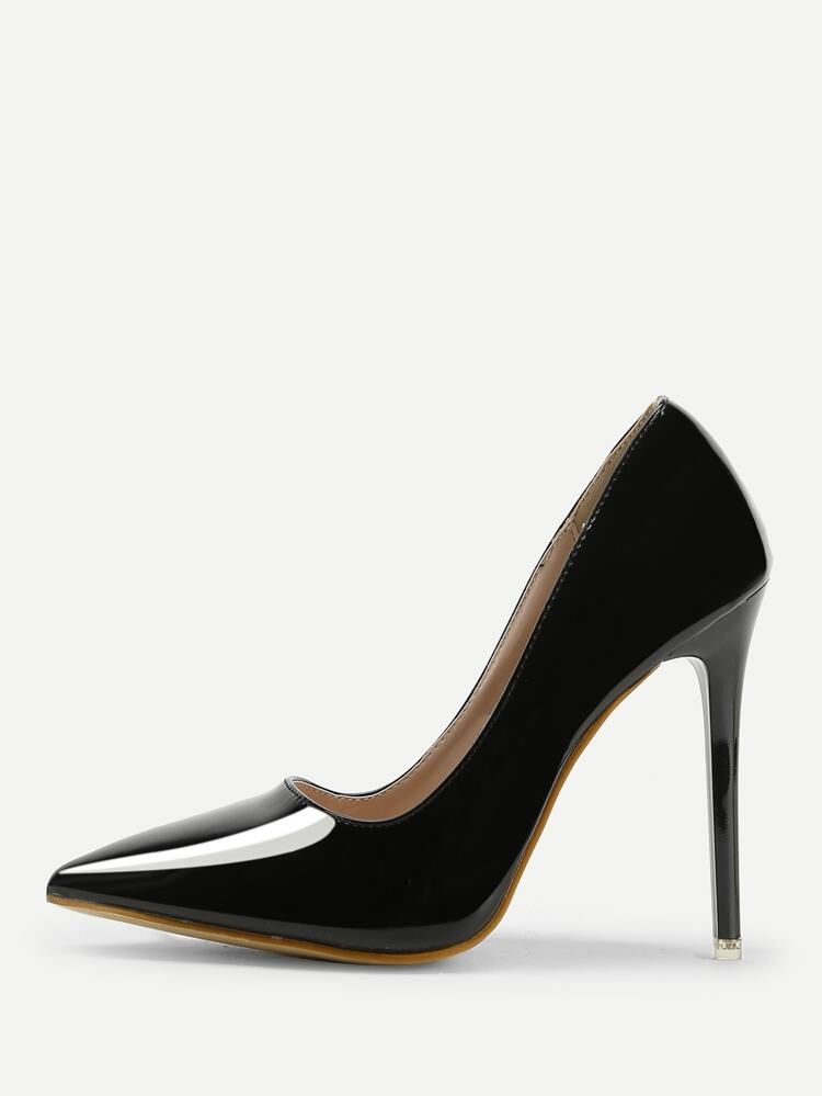 Point Toe Stiletto Court Heels | SHEIN