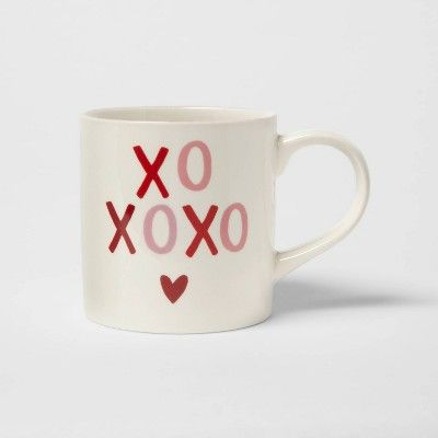 16oz Stoneware 'XoXoXo' Mug - Threshold™ | Target