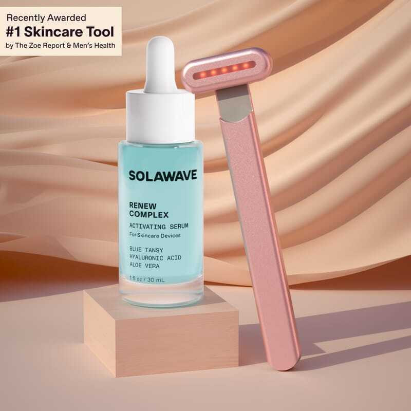Red Light Therapy At Home | Facial Wand Kit - Solawave | SolaWave