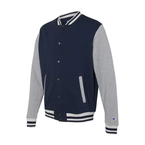 Champion Unisex Bomber Jacket M Navy/ Oxford Grey | Walmart (US)