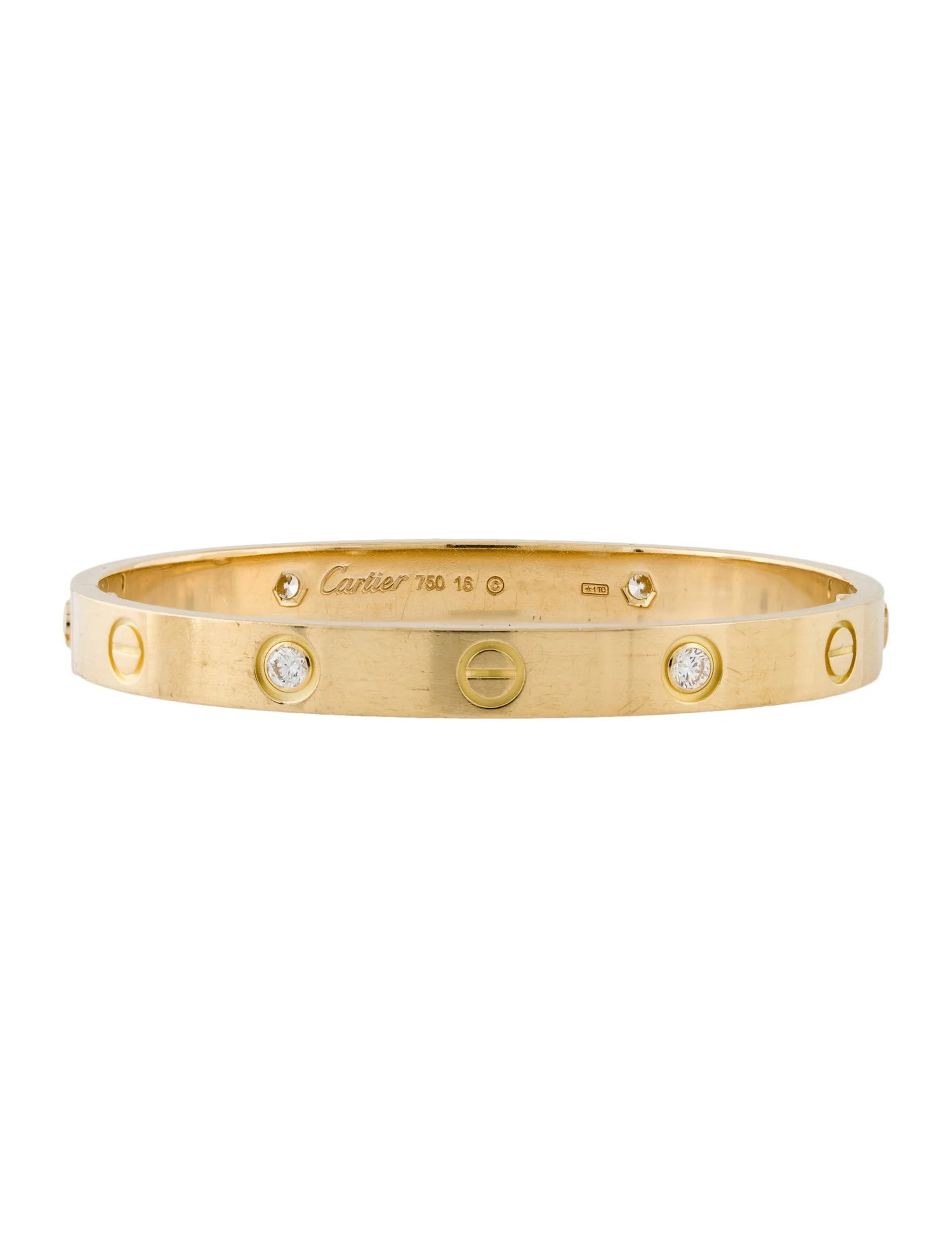 4 Diamond LOVE Bracelet | The RealReal