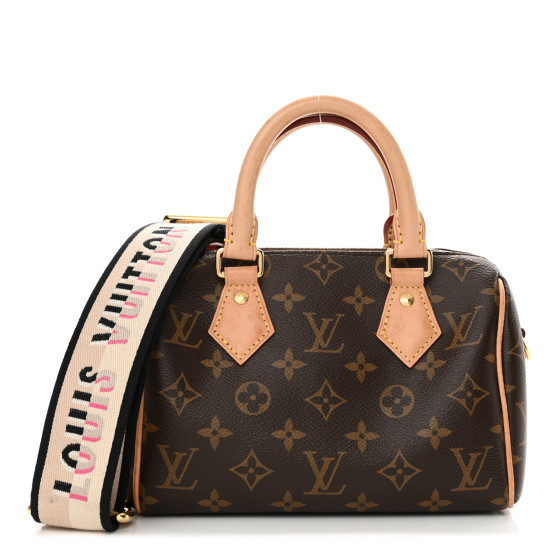 Monogram Speedy Bandouliere 20 Black | FASHIONPHILE (US)