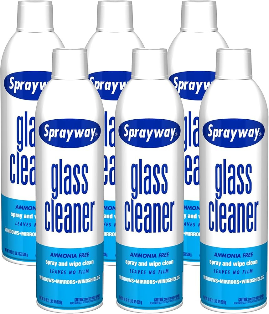 Sprayway Glass Cleaner with Foaming Spray for a Streak-Free Shine for Home and Automotive Use, 19... | Amazon (US)