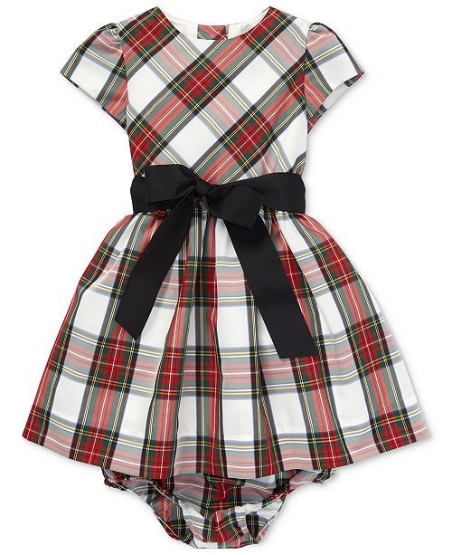 Baby Girls Plaid Dress | Macys (US)
