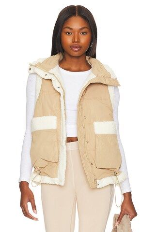 Toast Society Mila Puffer Vest in Caramel from Revolve.com | Revolve Clothing (Global)