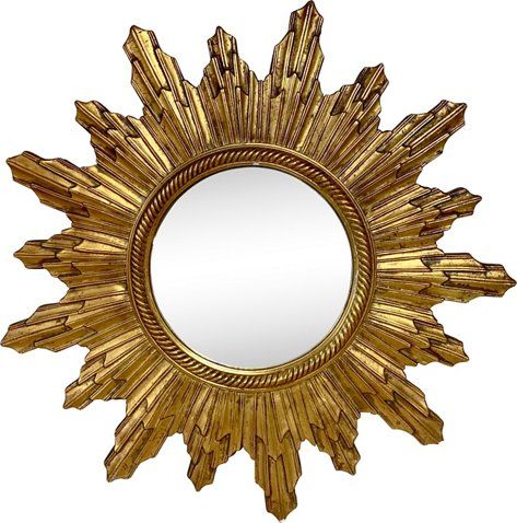 Italian Sunburst Giltwood Mirror | One Kings Lane