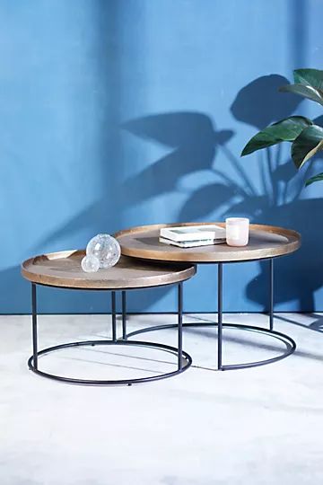 Round Nesting Coffee Tables | Anthropologie (US)