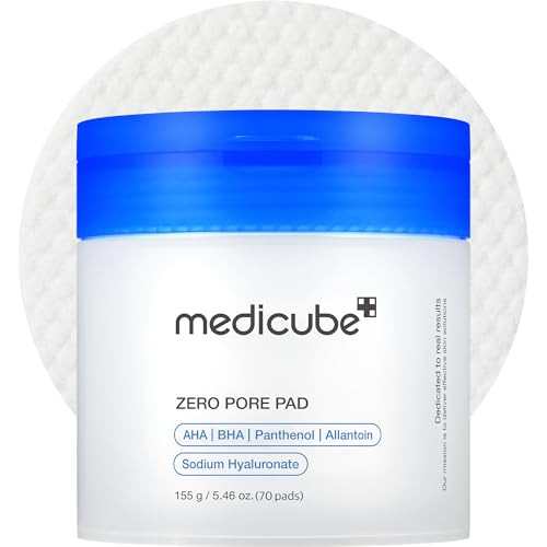 Medicube Zero Pore Pads 2.0, Dual-Textured Facial Toner Pads for Exfoliation and Pore Care with 4... | Amazon (US)