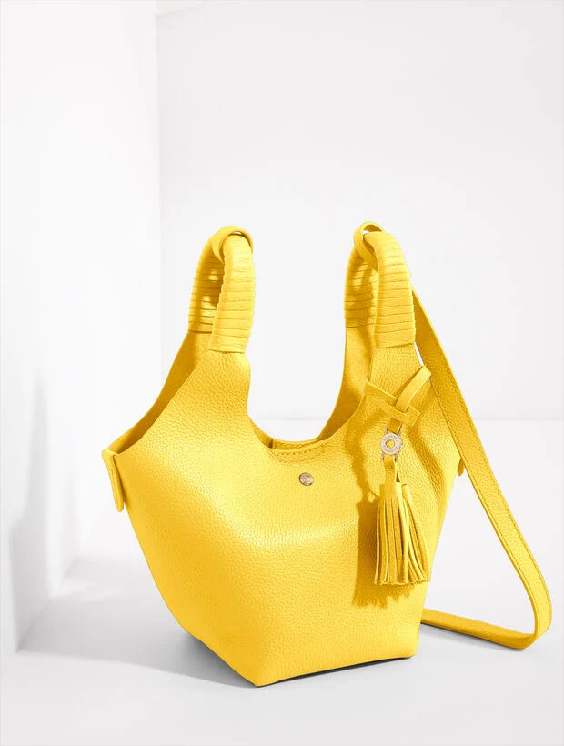 Pippa Pebble Leather Crossbody Bag | Talbots