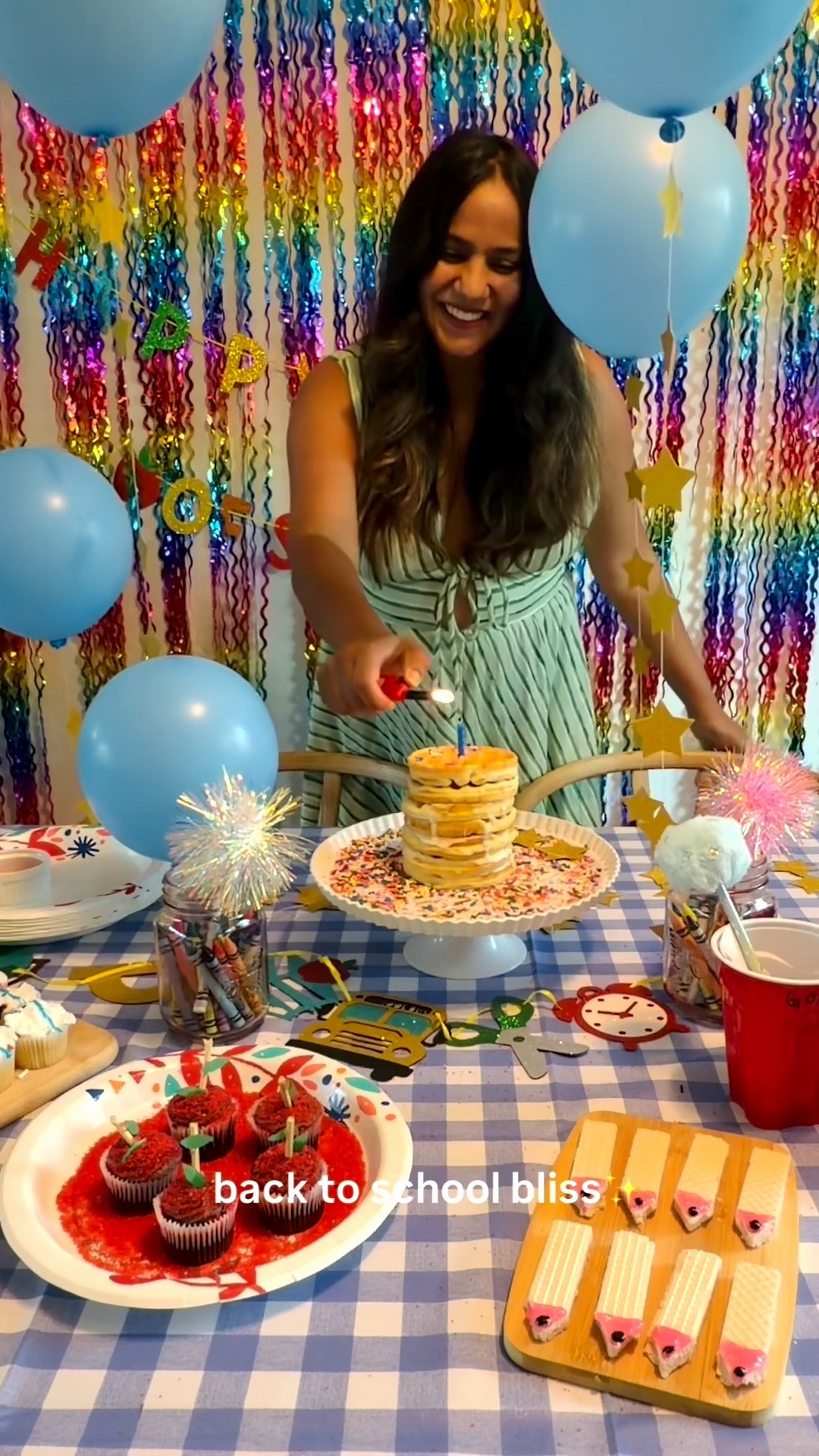 ✨the one transition my kids have been eagerly waiting for! 🤪I threw a back-to-school party for my pre-K and third grader, and they loved every minute. The waffle cake was a huge hit, and my almost four-year-old couldn’t get enough of the apple cupcakes. 🍏🎉 Ready or not, here we come! 📚✏️ #backtoschool #dıy #backtoschoolshopping #diymom #schoolmemories

#LTKmomlife #LTKKids #LTKSeasonal