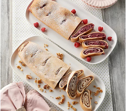 Make Your Selection: Butter Maid Bakery (2)24-oz Fruit and Nut Kolachi Pastries | QVC