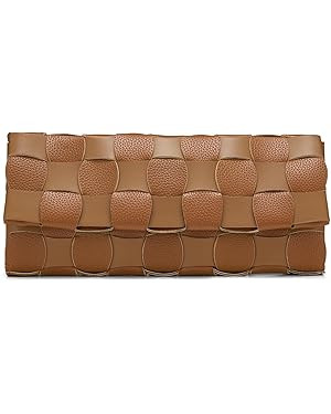 Woven Evening Clutch Purses for Women, PU Crossbody Shoulder Purse Handbag for Evening, Formal Ev... | Amazon (US)