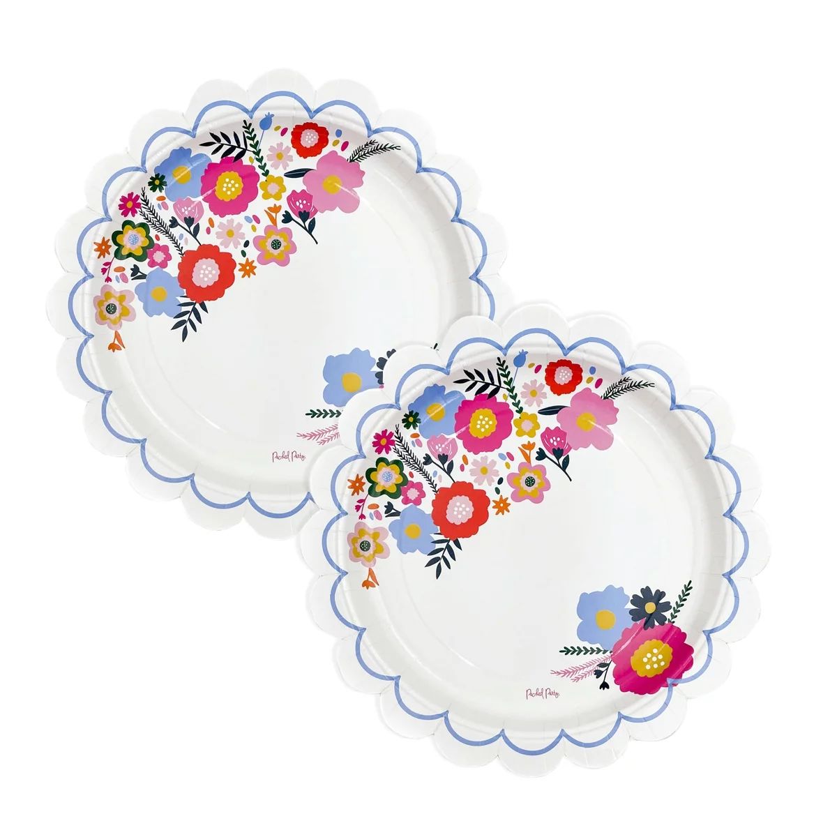 Packed Party 'Spring Blooms' 12" Disposable Dinner Plate,  3x 8ct Bundle, 24 total pcs | Walmart (US)