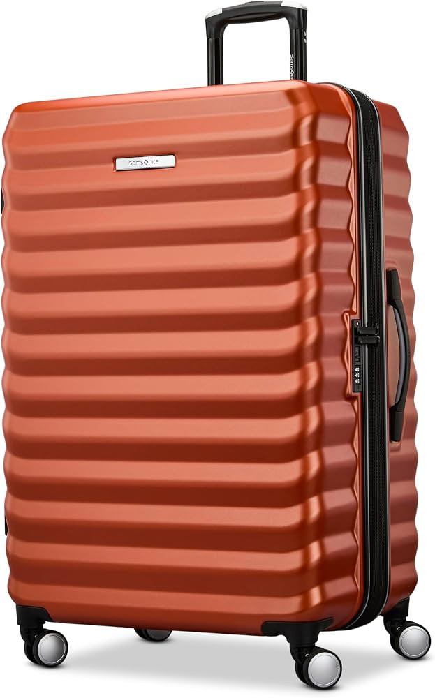 Samsonite Hard-Sided 28-Inch Lightweight Checked Large Expandable Element Suitcase: Durable, 360\... | Amazon (US)