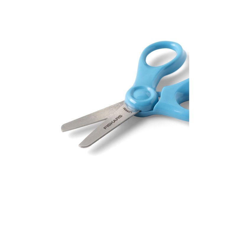 Fiskars Blunt-tip Kids Scissors (5 in.) with Sheath - Teal | Walmart (US)