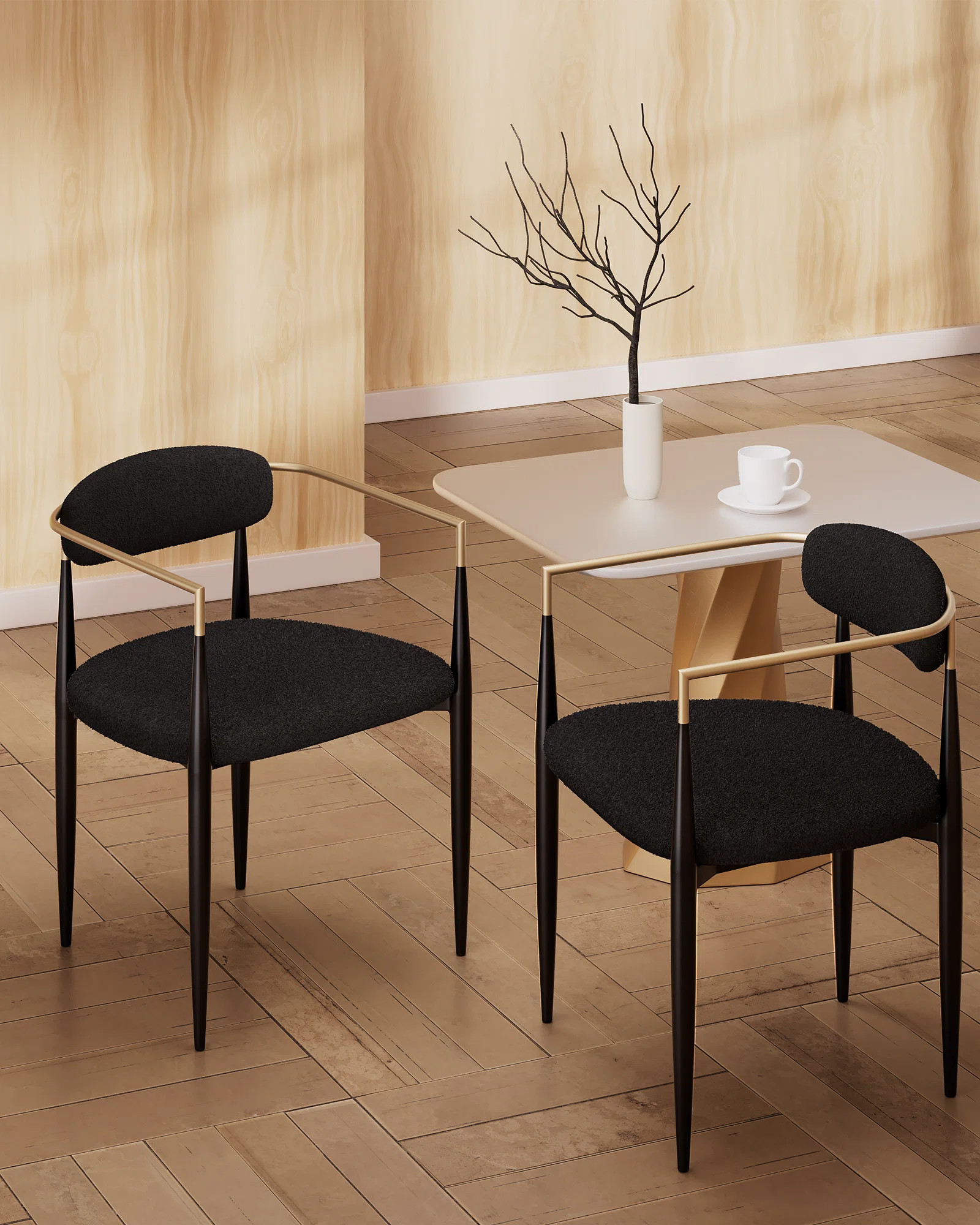 Mercer41 Ackley Amerson Upholstered Dining Chair 2 Piece Set & Reviews | Wayfair | Wayfair North America