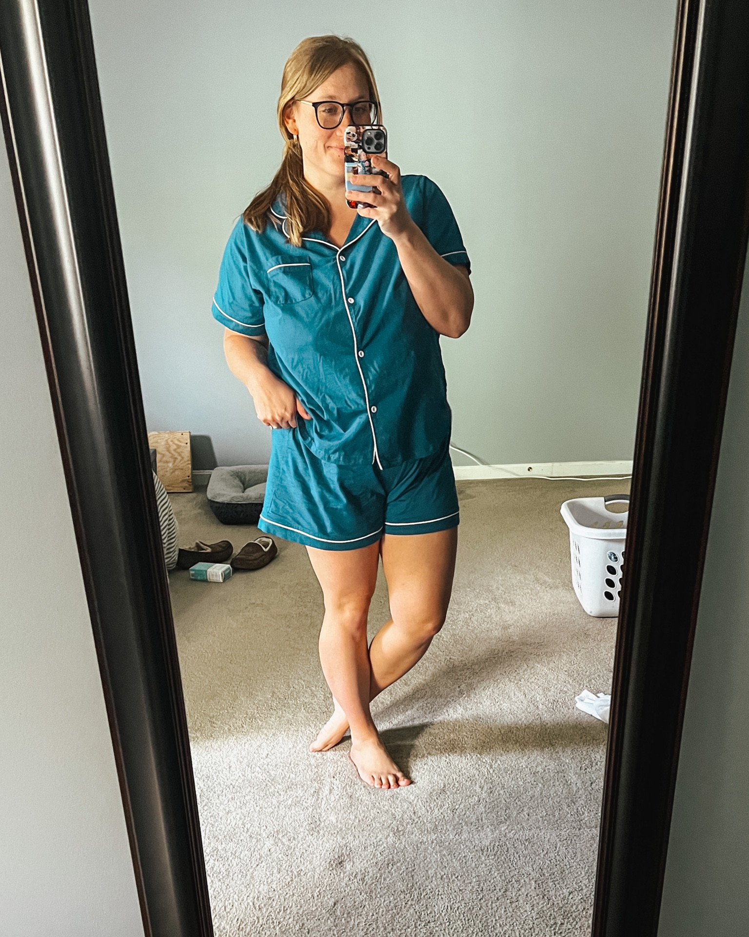 100% Cotton PJs from Amazon!!!! 

I am slowly trying to replace all my crappy fabrics with cotton & linen and decided to start with PJs. I’m a HOT sleeper 🥵 so I was so excited to find these 100% cotton PJs on amazon.

I’m super impressed with the feel & quality,  and I noticed a temperature difference night 1. 

I got an XXL to give myself plenty of room for my milk making boob size and middle of the night nursing sessions  🤱

#LTKmidsize #LTKfindsunder50