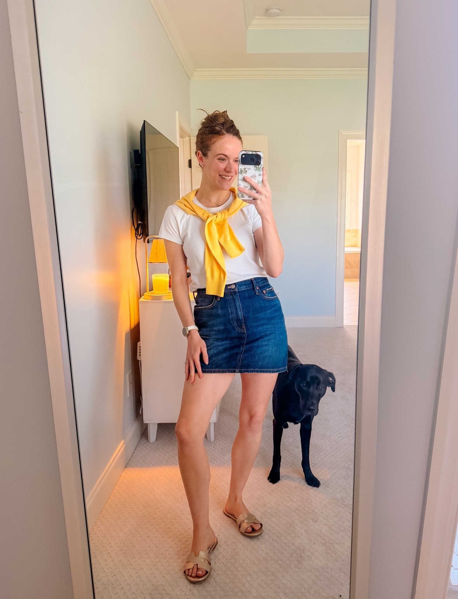 It’s pushing 100° today - so doing what we can to stay cool!!! Bringing back the denim skirt for some fall transition looks soon…although I don’t think the weather will feel like fall for some time 🤣☀️

#LTKgrwm #LTKootd