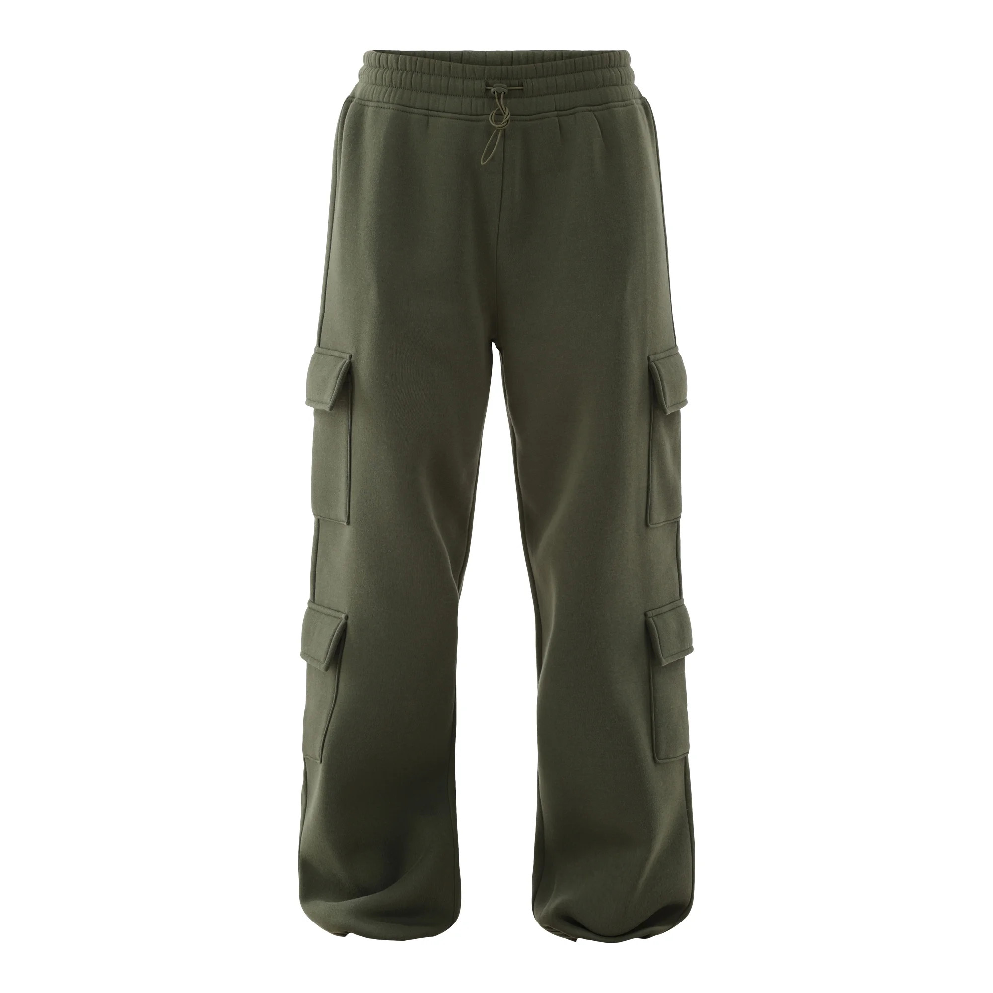 No Boundaries Cargo Fleece Jogger Pants, 29” Inseam, Women’s | Walmart (US)