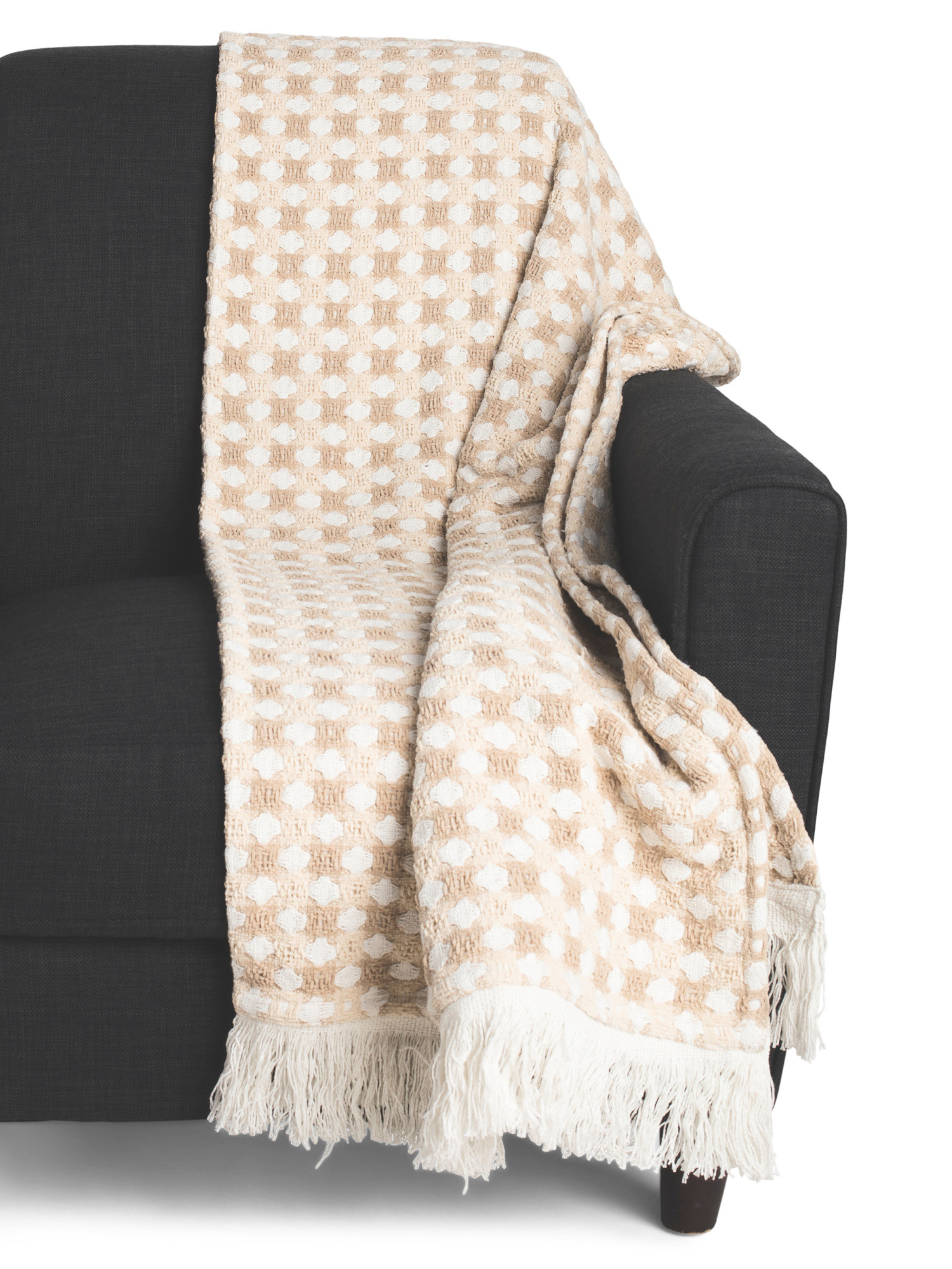 Block Print Cozy Throw | TJ Maxx