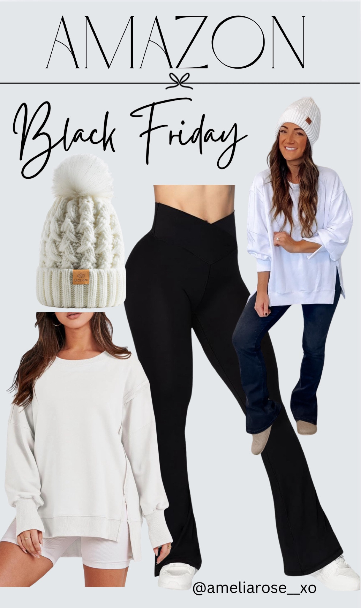Amazon Black Friday outfit on sale! If between, size up in the sweatshirt. 

#LTKCyberWeek #LTKFindsUnder50 #LTKSeasonal