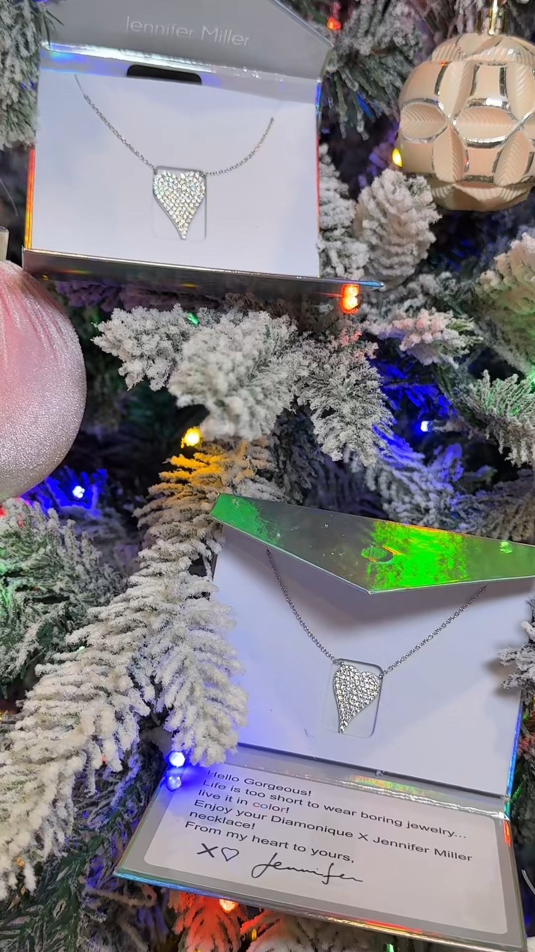 These necklaces are beautiful and would make a great gift.  

#LTKOver40 #LTKHoliday