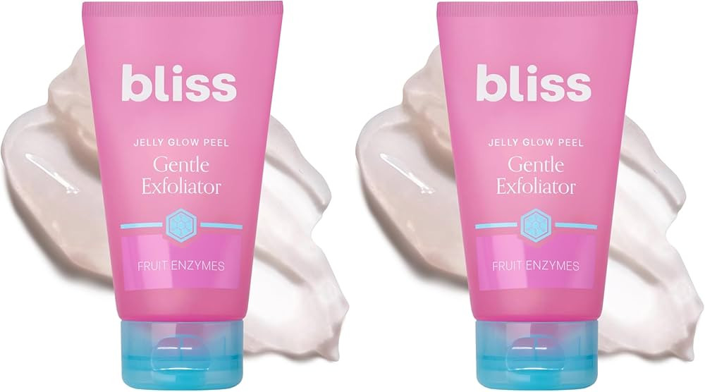 Bliss Jelly Glow Peel\u2122 Gentle Non-Abrasive Cleanser and Exfoliator With Fruit Enzymes - 4 Oz... | Amazon (US)