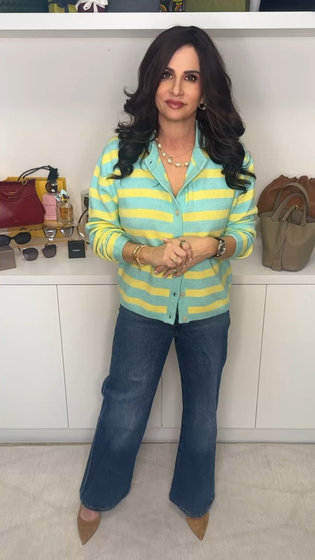 An everyday casual look. Cardi is super comfy - shared it warm as lounge wear and not I gave an inspo for a more dressed up look yet super casual.  Cardi - sm , jeans 25 , heels TtS 

#LTKSaleAlert #LTKootd #LTKOver40