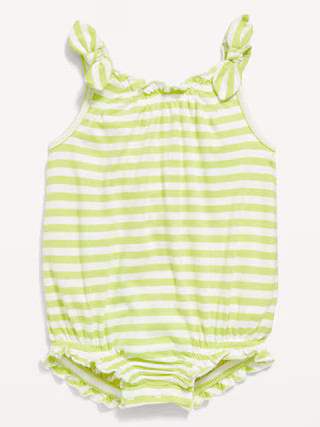 Sleeveless Tie-Shoulder One-Piece Romper for Baby | Old Navy (US)