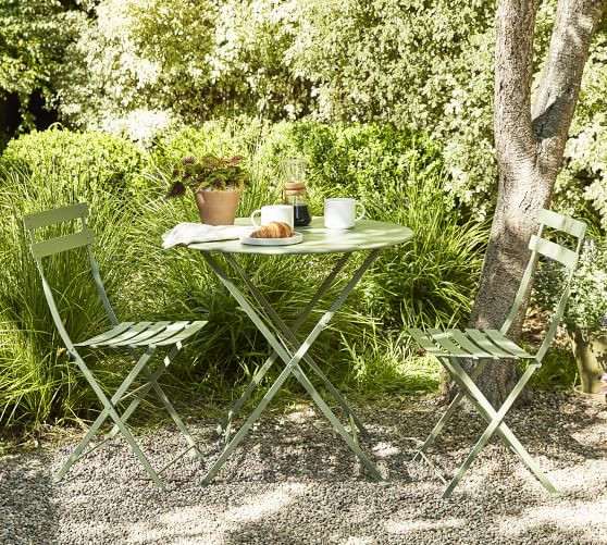 Get the Look: Fermob Outdoor Bistro Table + Chair | Pottery Barn (US)