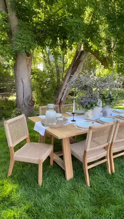 Best Affordable Patio Set! We absolutely LOVE it… amazing quality and beautiful teak wood!@walmart #walmartpartner #walmart #walmarthome #outdoortable 

#LTKSeasonal #LTKhome #LTKsalealert