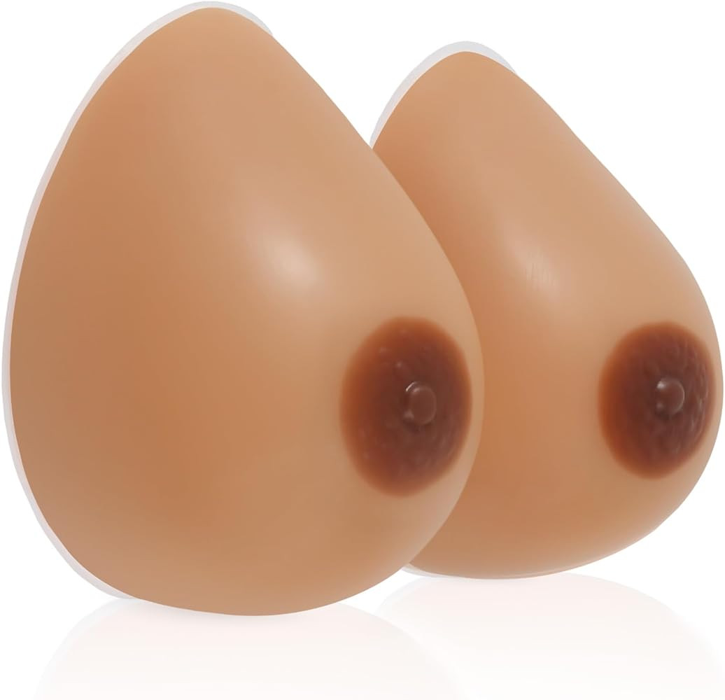 Vollence Silicone Breast Forms Fake Boobs for Mastectomy Prosthesis Transgender | Amazon (US)
