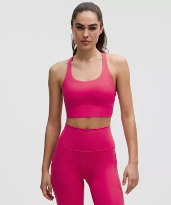 lululemon Energy Longline Bra Medium Support, B-D Cups   Evolve | lululemon (AU)