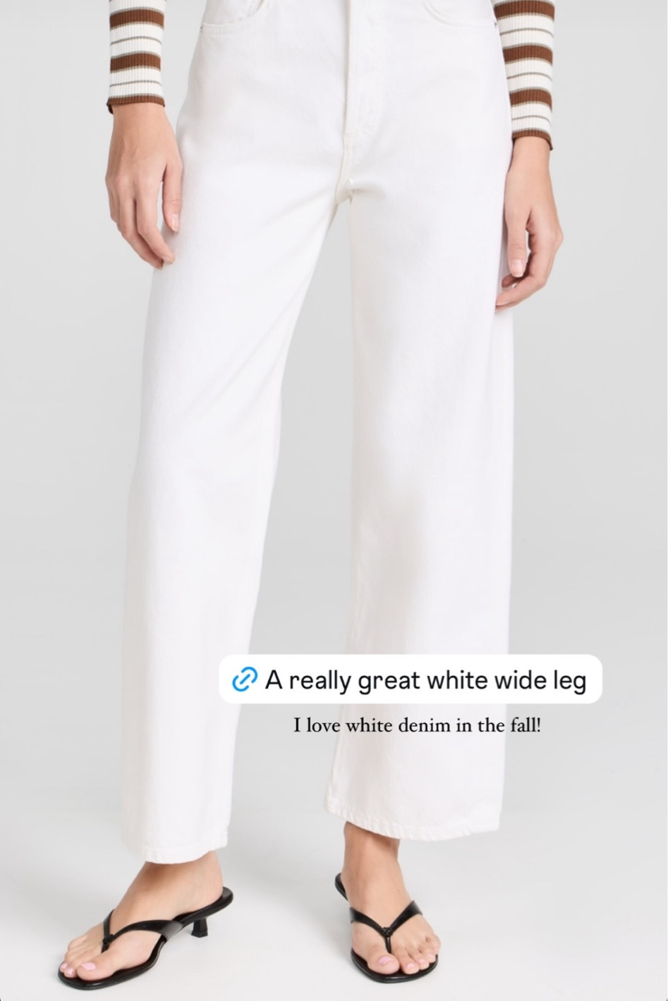 SHOPBOP SALE: 20% off! This is a great white wide leg jean for fall!

#LTKSaleAlert