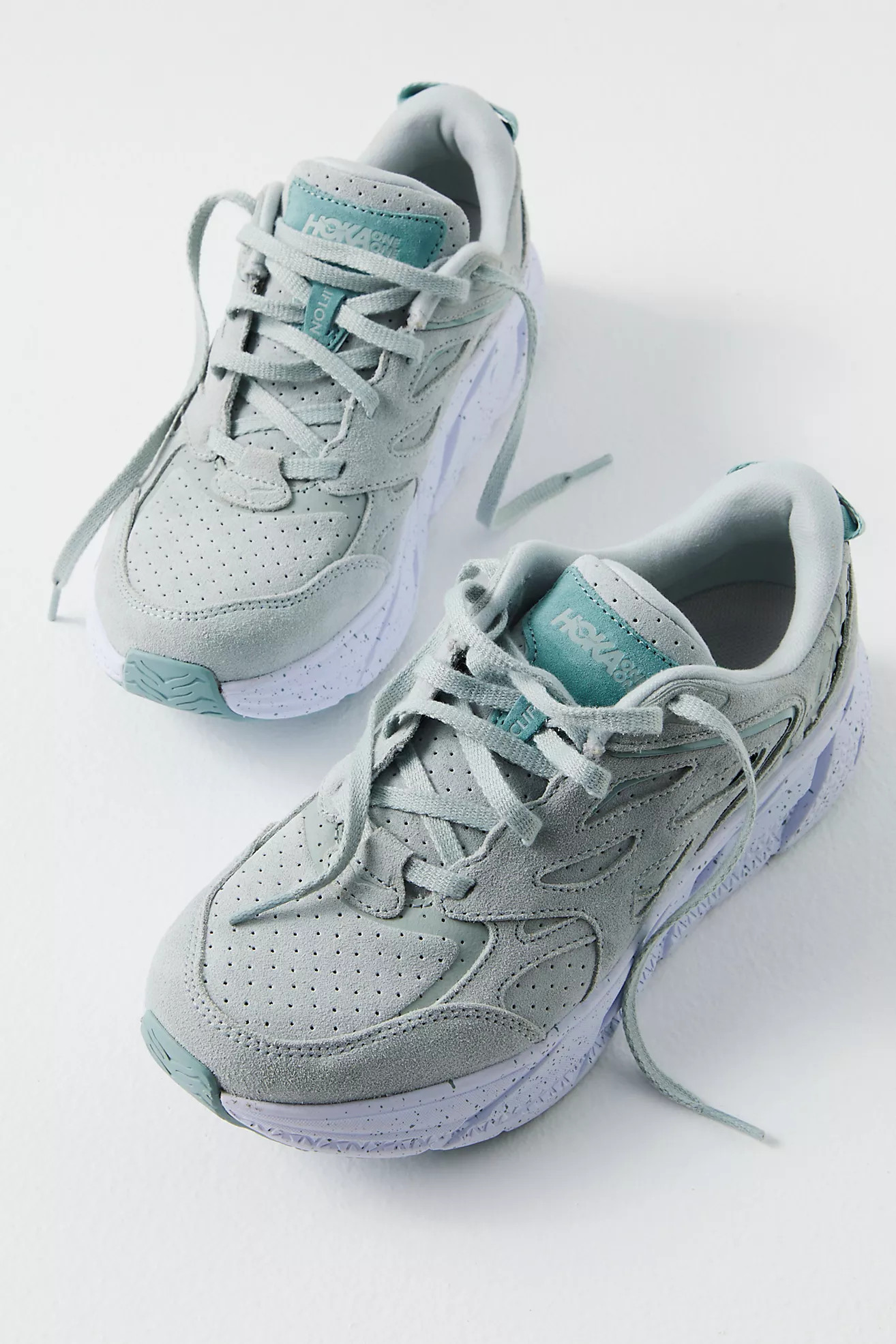 Hoka Clifton L Suede Sneakers | Free People (Global - UK&FR Excluded)