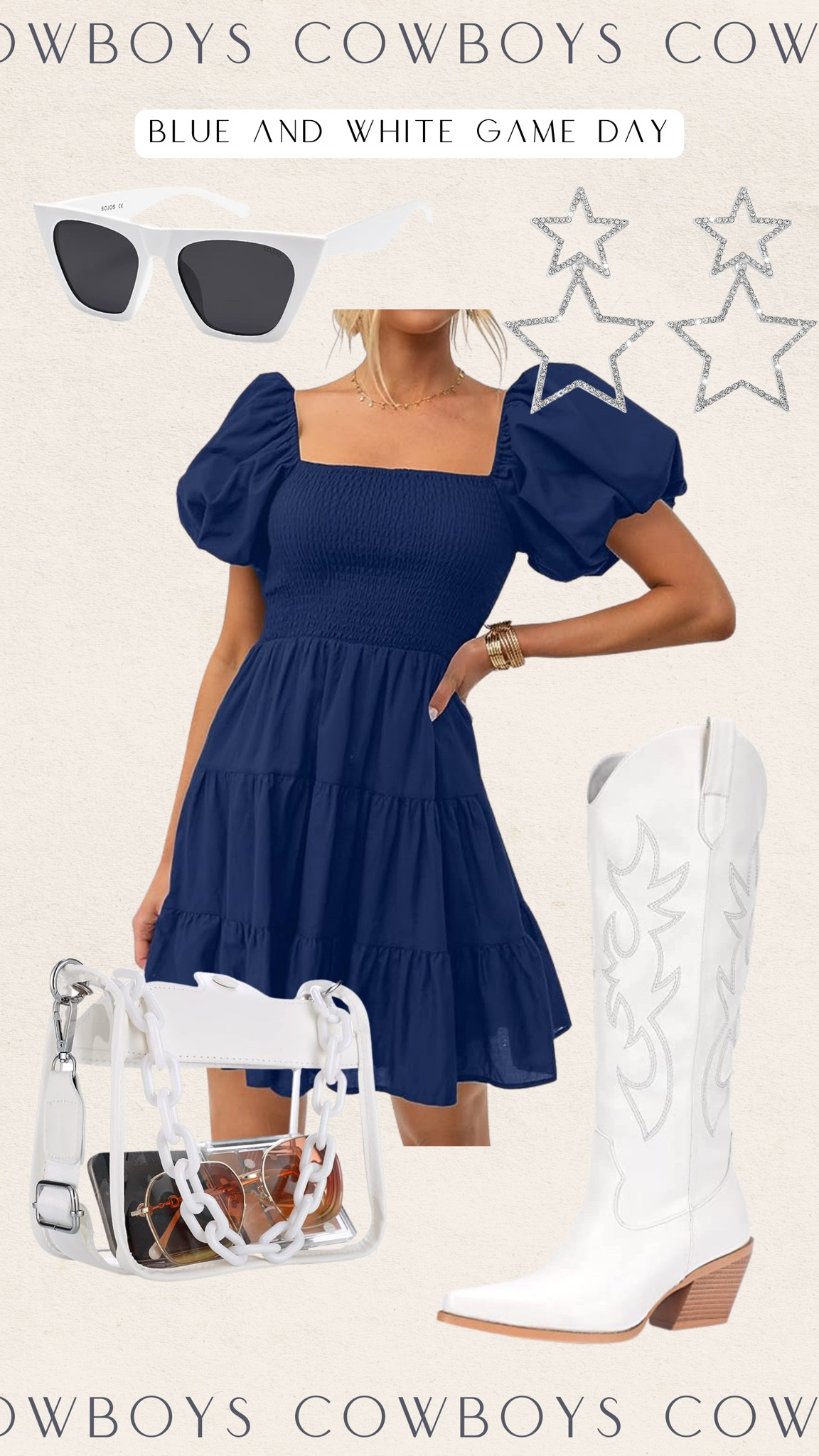 Cowboys game day outfit idea from amazon! 

#LTKstyletip #LTKFind #LTKSeasonal