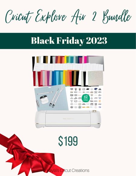 Cricut Explore Air 2 bundle 

#LTKHoliday #LTKGiftGuide