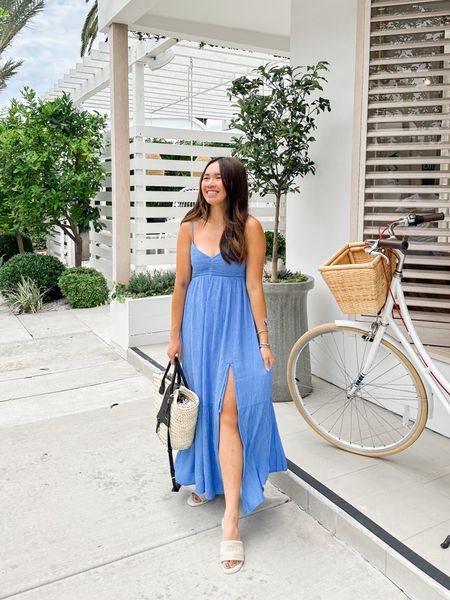 Baby blue summer dress from Abercrombie in size petite small. Runs perfectly in size and I’m 5’1 

#LTKunder100 #LTKtravel