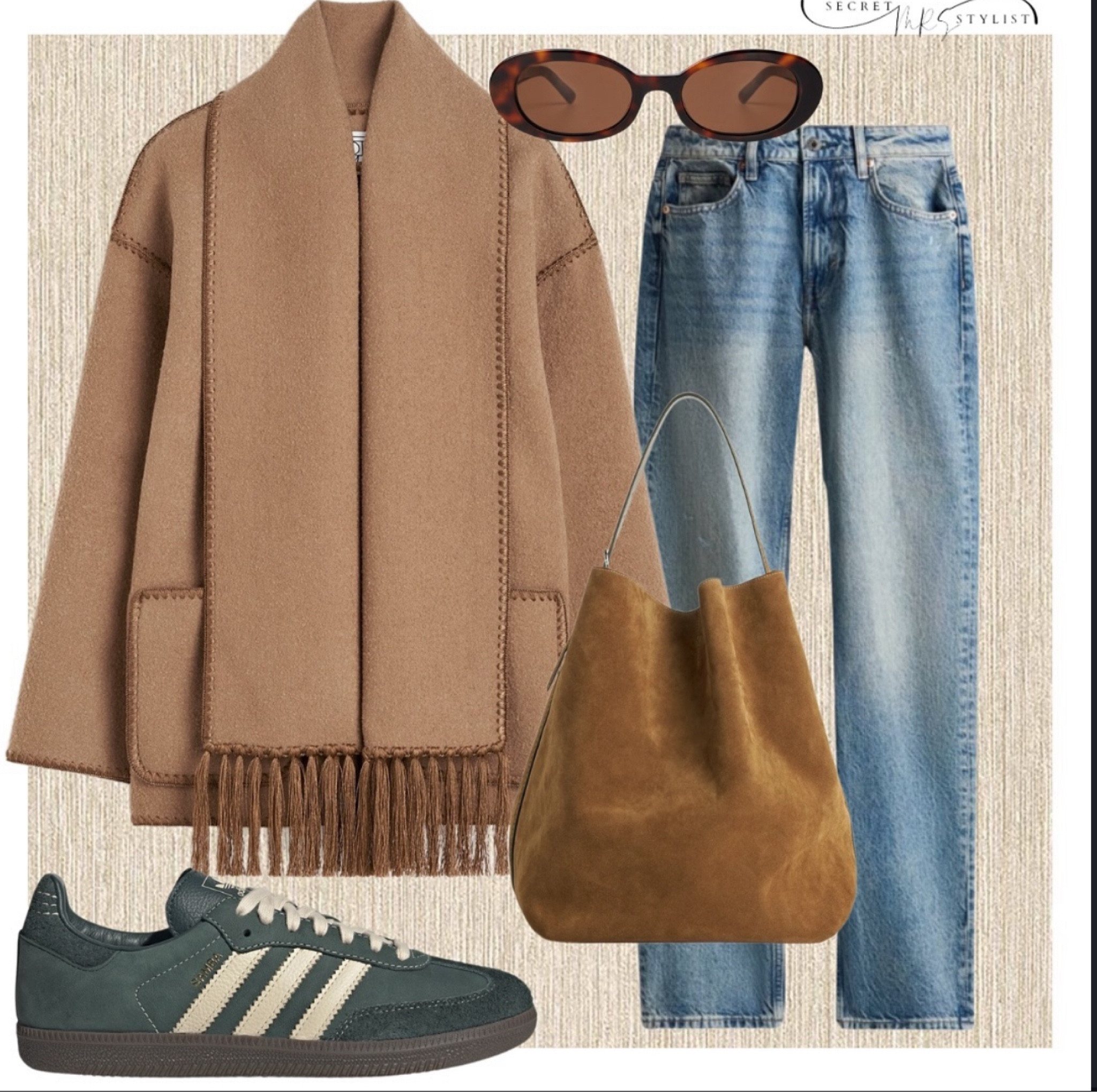 Casual chic essentials for fall 🍂 Loving this cozy Toteme coat paired with relaxed H&M jeans, Adidas Sambas, and the perfect suede tote. What’s your go-to fall staple? 

#LTKU #LTKStyleTip #LTKSeasonal