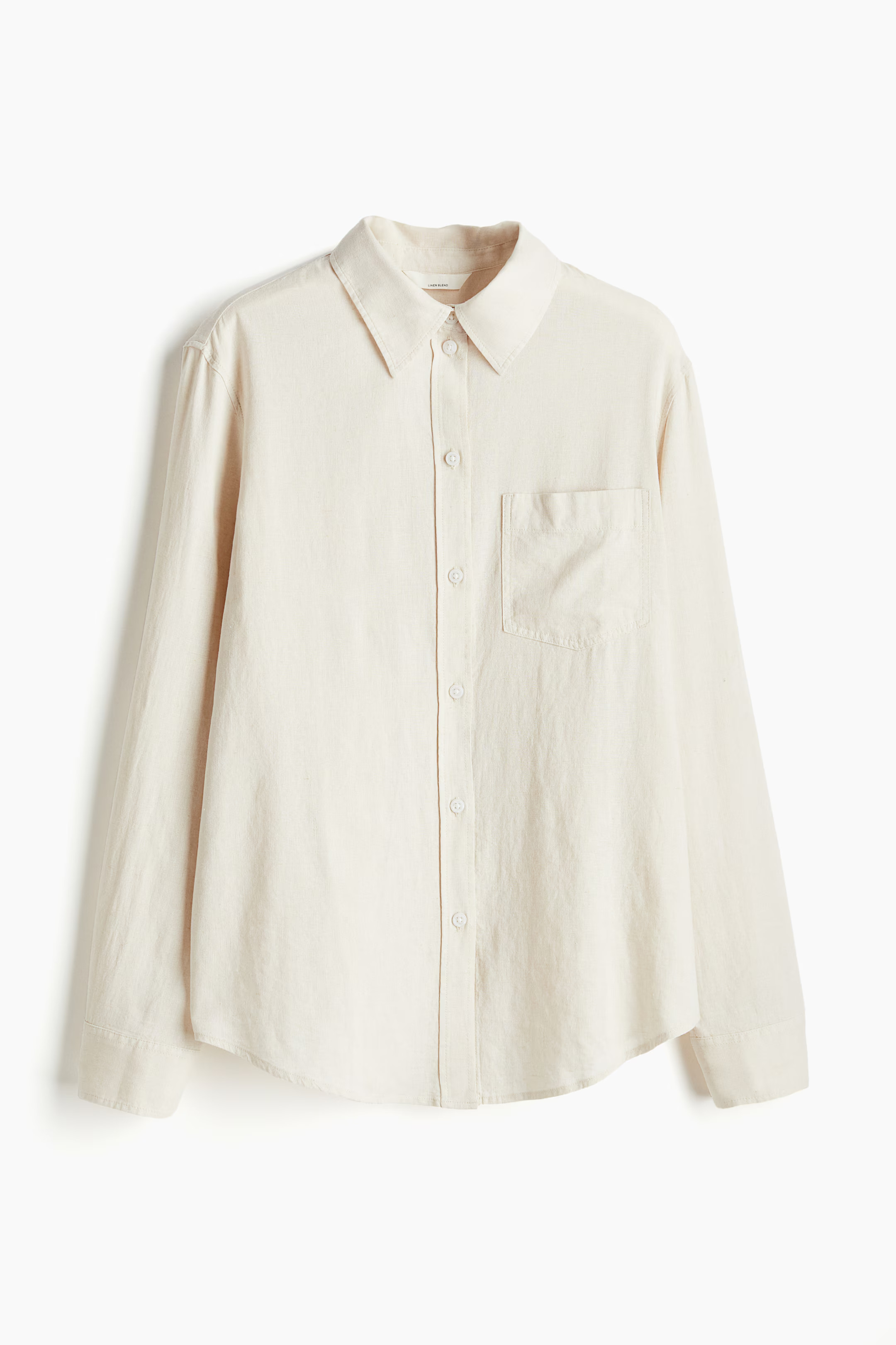 Linen-blend shirt | H&M (UK, MY, IN, SG, PH, TW, HK)